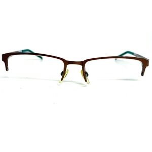 Cole Haan Zerogrand CH4014 210 Brown Semi-Rimless‎ Eyeglasses Frames 53-18-140